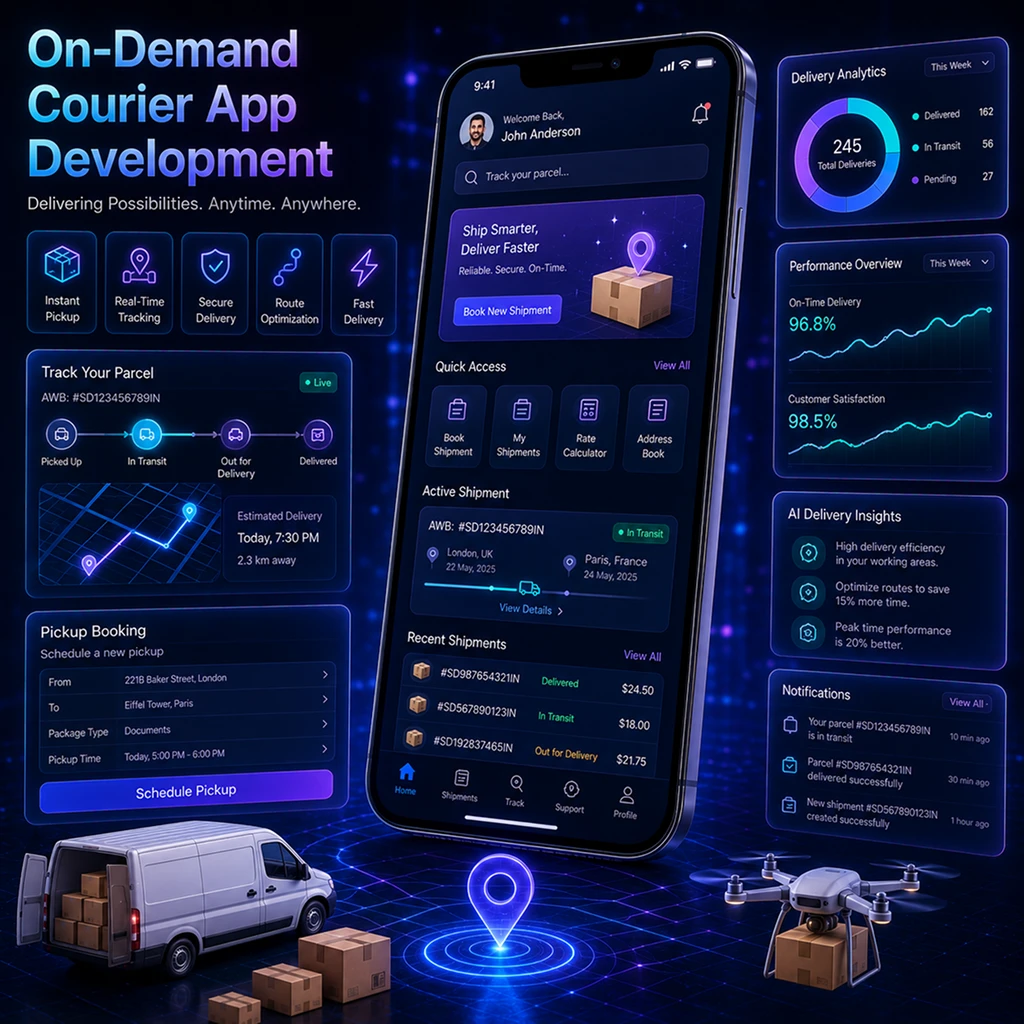 On-demand courier app development company